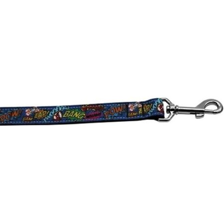 UNCONDITIONAL LOVE 6 ft. Superhero Sound Effects Nylon Dog Leashes UN2444507